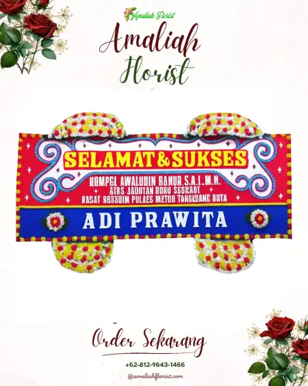 Papan Bunga Ucapan Selamat Assue