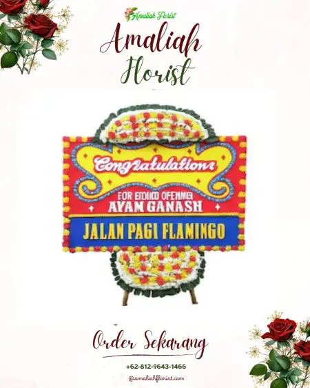 Sewa Papan Bunga Assue